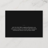 Restaurant Utensils Visitenkarte (Rückseite)