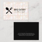 Restaurant Utensils Visitenkarte (Vorne/Hinten)