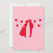 Restaurant Valentinstag-Party Einladung (Rückseite)