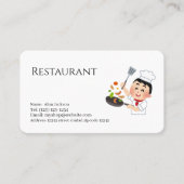 Restaurant Visitenkarte (Vorderseite)