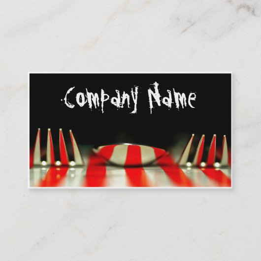 Restaurant Visitenkarte (Vorderseite)