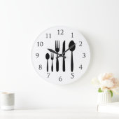 Restaurant Wall Clock mit Zahlen Große Wanduhr (Zuhause)