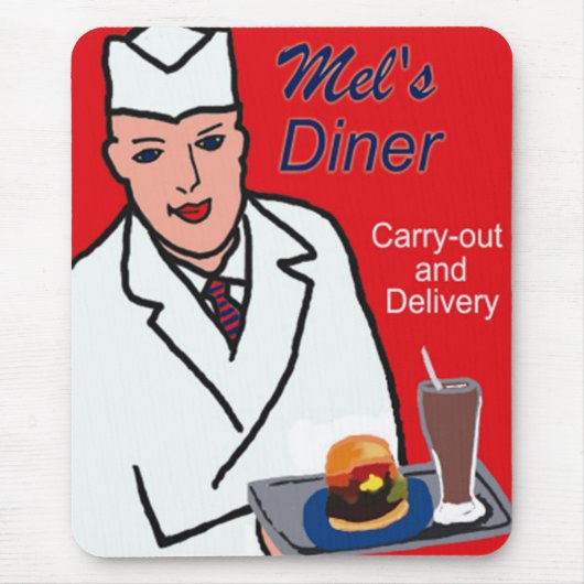 Restaurant-Weg 66 Mousepad (Vorne)