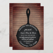 Restaurant Wiedereröffnung Eisenerz Einladung (Vorne/Hinten)