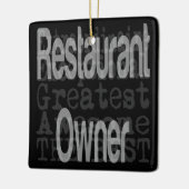 Restaurantbesitzer Extraordinator Keramikornament (Links)