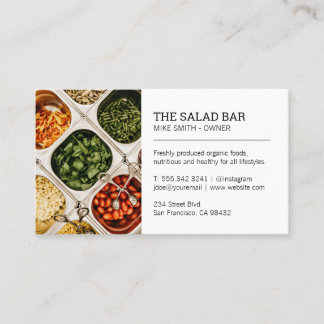 Restaurantbesitzer | Salad Bar Visitenkarte
