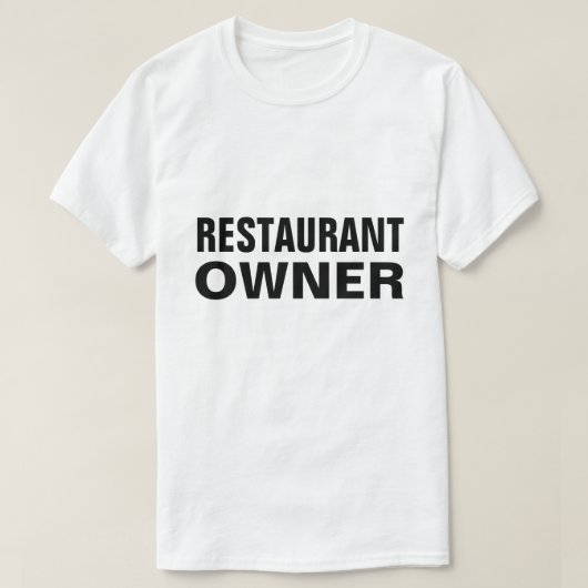 Restaurantbesitzer T-Shirt (Design vorne)
