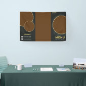 Restaurantbroschüre Banner (Messe)