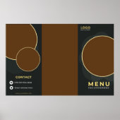 Restaurantbroschüre Poster (Vorne)