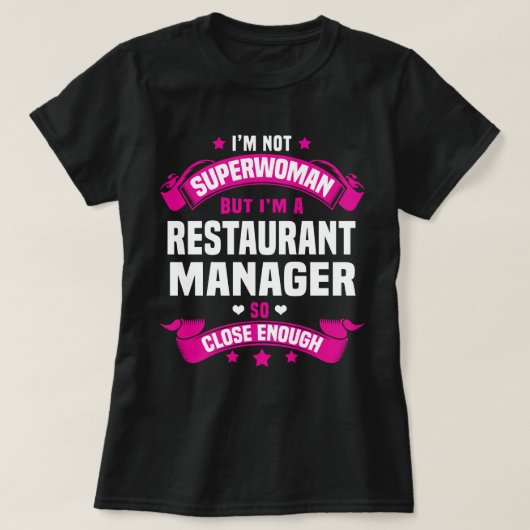 Restaurantdirektor T-Shirt (Design vorne)