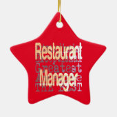 Restaurantführer Keramik Ornament (Hinten)
