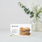 Restaurantgewerbe-Karte Visitenkarte (Stehend Vorderseite)