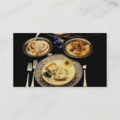 Restaurantgewerbe-Karte Visitenkarte (Rückseite)