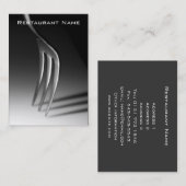 Restaurantgewerbe-Karte Visitenkarte (Vorne/Hinten)
