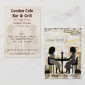 Restaurantgewerbe-Karten Visitenkarte (Vorne/Hinten)