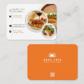 Restaurantkarte Koch Visitenkarte (Vorne/Hinten)