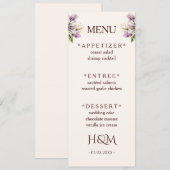 Restaurantmenü Menükarte (Vorne/Hinten)