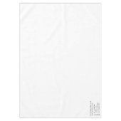 Restaurants von Unternehmen - Industriehotels - Tischdecke (Vorderseite)