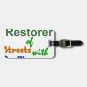 Restaurator der Straßen mit Wohnungen - Isaiah 58: Gepäckanhänger (Vorderseite horizontal)