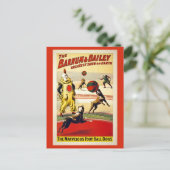 Restauriert, Barnum und Bailey, Hunde, Fußball Postkarte (Stehend Vorderseite)