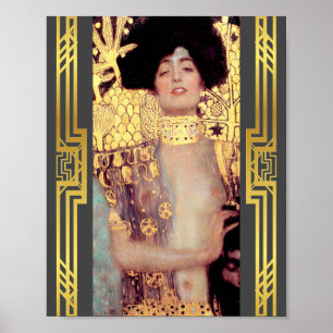 Restauriert Klimt Judith Holofernes Jugendstil-Dek Poster