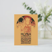 Restauriert Mucha Brooklyn Museum Kunstmuseum Postkarte (Stehend Vorderseite)