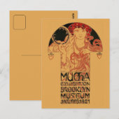 Restauriert Mucha Brooklyn Museum Kunstmuseum Postkarte (Vorne/Hinten)