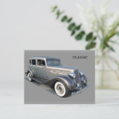 Restaurierter Oldtimer Postkarte (Stehend Vorderseite)