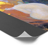 Restauriertes Klimt Goldfish Jugendstil-Malerei Poster (Ecke)