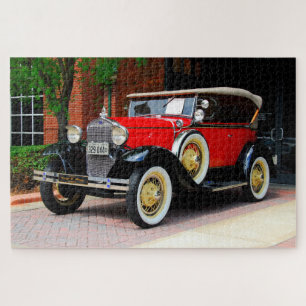 Restauriertes Vintage-Automobil Puzzle