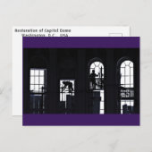 Restaurierung der Hauptstadt Dome, Washington, D.C Postkarte (Vorne/Hinten)