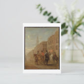 Restaurierung des Prozesses Charles II bei Cheapsi Postkarte (Stehend Vorderseite)