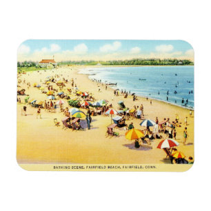 Restaurierung von Vintage Connecticut Strand Magne Magnet
