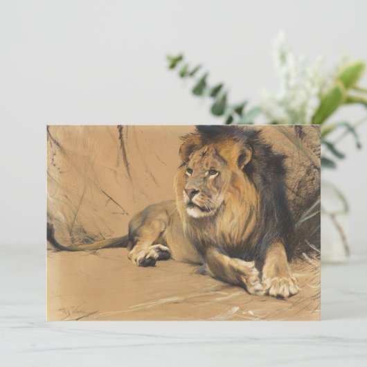 Restbeleuchtung | Wilhelm Kuhnert (Stehend Vorderseite)