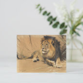 Restbeleuchtung | Wilhelm Kuhnert Postkarte (Stehend Vorderseite)