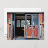 Restbestände in Rost Postkarte (Vorne/Hinten)