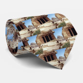 Reste der alten Stadt von PETRA, Jordanien Krawatte (Gerollt)