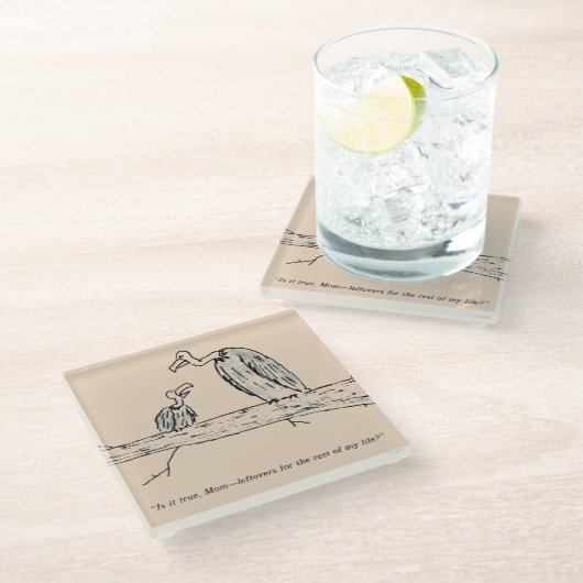 Reste Glasuntersetzer (Schrägansicht)