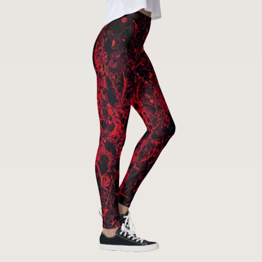 Reste Nr. 1 Abstrakte Leggings (Rechts)