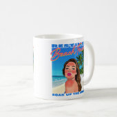 Resten Beach Face Poster Girl Kaffeetasse (VorderseiteRechts)