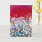 Resten des Sommers Karte (Gelbe Blume)