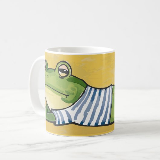 Restfrosch Kaffeetasse (Vorderseite Links)