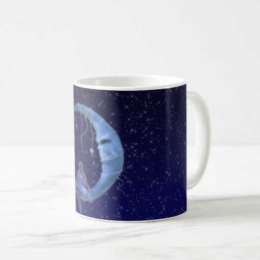 Restful Mond-Tasse Kaffeetasse (VorderseiteRechts)