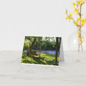 Restful Schwingen-Fahrt Karte (Gelbe Blume)