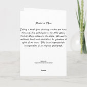 Restin am Mittag Karte (Rückseite)