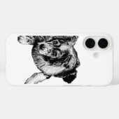 Resting Australian Shepherd Dog iPhone Case (Rückseite (Horizontal))