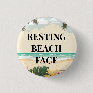 resting beach face button