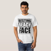 Resting Beach Face Relaxed and Witty Summer Vibes T-Shirt (Vorne ganz)