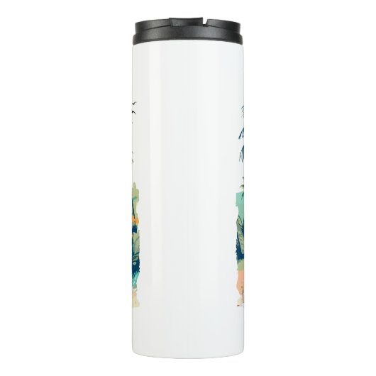 Resting Beach for Summer Thermosbecher (Rückseite)