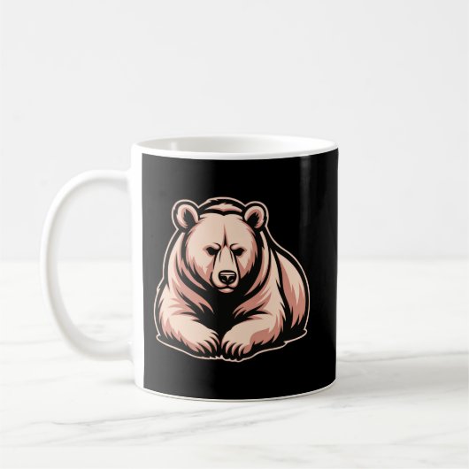 Resting Bear Mug – Calm Strength Everyday Coffee Kaffeetasse (Links)